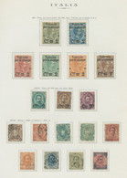 Italy: 1860-1989, General Collection, Quide Advanced And Housed In Three Marini - Colecciones