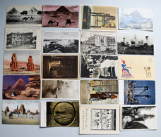 Egypt: 1900's-1930's Ca.: Group Of 77 Picture Postcards, Almost All Used, With P - 1915-1921 British Protectorate