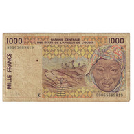 Billet, Communauté économique Des États De L'Afrique De L'Ouest, 1000 Francs - West-Afrikaanse Staten