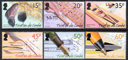 Tristan Da Cunha 2004 History Of Writing Set Of 6, MNH, SG 793/8 - Tristan Da Cunha