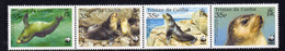 Tristan Da Cunha 2004 Endangered Species, Fur Seal Strip Of 4, MNH, SG 800/3 - Tristan Da Cunha