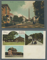 Ansichtskarten: 1896-1943, Partie Von 57 überwiegend Gelaufenen Ansichtskarten M - 500 Postcards Min.