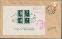 Zeppelin Mail - Europe: 1930-1937, Partie Von 2 Zeppelinpostbelegen Mit Rußlandf - Europe (Other)