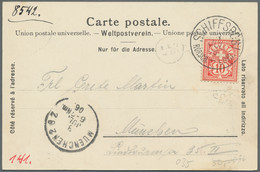 Bodensee Lake Mail: 1894-1932, Partie Von 6 Belegen Mit U.a. Einer Bayern-Ganzsa - Sin Clasificación