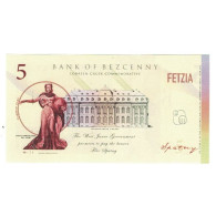 Billet, Eurozone, Billet Touristique, 2014, 5 SPANY BANK OF BEZCENNY, NEUF - Otros – Europa