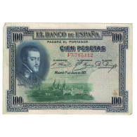 Billet, Espagne, 100 Pesetas, 1925, 1925-07-01, KM:69a, TTB - 100 Pesetas