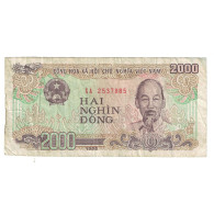 Billet, Viet Nam, 2000 D<ox>ng, 1988, KM:107a, TTB - India