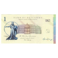 Billet, Eurozone, Billet Touristique, 2014, 1 UNZI BANK OF BEZCENNY, NEUF - Sonstige – Europa