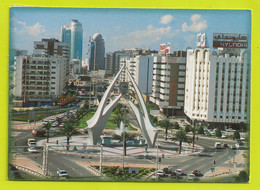 Emirats Arabes Unis DUBAÏ Clock Tower Famous Landmark N°416 PUB HYUNDAI XEROX AVIS VOIR DOS Timbres - Emirats Arabes Unis