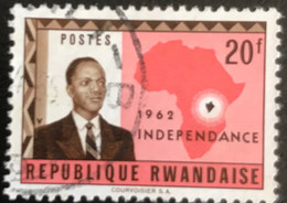 République Rwandaise - C10/50 - (°)used - 1962 - Michel 8 - Onafhankelijkheid - Oblitérés