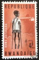 République Rwandaise - C10/50 - (°)used - 1964 - Michel 73A - Home Voor Gehandicapten - Oblitérés