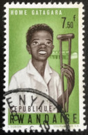 République Rwandaise - C10/50 - (°)used - 1964 - Michel 74A - Home Voor Gehandicapten - Oblitérés