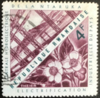 République Rwandaise - C10/50 - (°)used - 1967 - Michel 212A - Hydro-Elektrische Centrale - Used Stamps