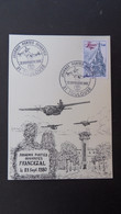 CP FRANCAZAL TP DUNKERQUE 1,30 OBL.21 SEPTEMBRE 1980 31 TOULOUSE BA 101 JOURNEE PORTES OUVERTES - Military Airmail