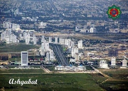 Turkmenistan Ashgabat Aerial View New Postcard - Turkmenistan