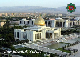 Turkmenistan  Ashgabat Presidential Palace New Postcard - Turkmenistan