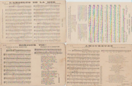 Lot 20 Cpa  CHANSONS (liste Ci-dessous) - Muziek En Musicus