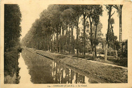 Chelles * Vue Sur Le Canal * Chemin De Halage * Péniches - Chelles