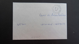 LETTRE OBL.5-10 1981 37 TOURS AIR INDRE ET LOIRE - Military Airmail