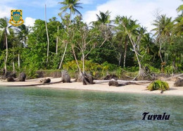 Tuvalu Palm Trees New Postcard - Tuvalu