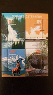 Austria 2022 Autriche Beautiful Austria Krimml Waterfalls Lake Neusiedl Ms4v Mnh - Unused Stamps