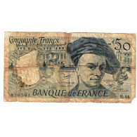 France, 50 Francs, Quentin De La Tour, 1986, H.44, B, KM:152b - 50 F 1976-1992 ''quentin De La Tour''