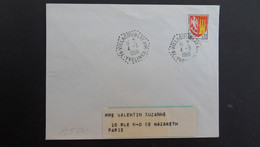 LETTRE TP AGEN 0,12 OBL. HEXAGONALE Tiretée 4-3 1966 78 VILLACOUBLAY AIR YVELINES - Correo Aéreo Militar