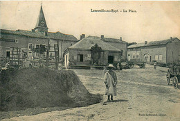 Laneuville Au Rupt * 1906 * La Place Du Village * BLAISE Aubergiste * Villageois - Autres & Non Classés