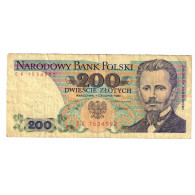 Billet, Pologne, 200 Zlotych, 1988-12-01, KM:144c, TB - Poland