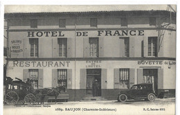 17  SAUJON  HOTEL DE FRANCE - Saujon