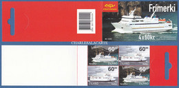 ISLAND ICELAND 2003 ISLAND FERRIES  60KR. STAMPS  COMPLETE BOOKLET NEW UNUSED FACIT H 67 - Carnets