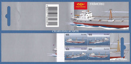 ISLAND ICELAND 2007  CARGO SHIPS  105KR. STAMPS  COMPLETE BOOKLET NEW UNUSED FACIT H 88 - Carnets