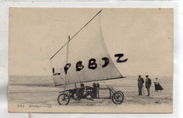 CPA - 62 - BERCK Probable - SPORTS - CHAR A VOILE  - AEROPLAGE - Animation - Vers 1920 - Berck