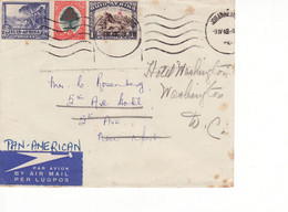 5261) Airmail South Africa USA 1948 Pan Am & Imperial Cover Lettre Breif - Posta Aerea