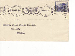 5265) Airmail South Africa Canada 1940 Imperial Single Cover Lettre Breif - Posta Aerea