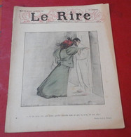 Le Rire N°68 Février 1896 Beau Dessin Couleur Pleine Page Benjamin Rabier Le Poivrot Steinlein JL Forain - Tijdschriften - Voor 1900