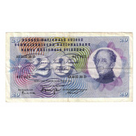 Billet, Suisse, 20 Franken, 1961, 1961-10-26, KM:46l, TTB - Suiza