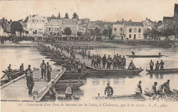 CHALONNES-sur-LOIRE. - Lancement D'un Pont De Bateaux Sur La Loire Par Le 6è Génie - Chalonnes Sur Loire