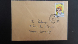 LETTRE TP POULBOT 1,30 OBL.23-4 1979 78 VILLACOUBLAY AIR YVELINES - Military Airmail