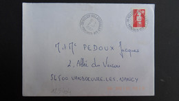 LETTRE TP M. DE BRIAT TVP ROUGE OBL.2-12 1997 78 VELIZY VILLACOUBLAY AIR YVELINES + EXP: AVT BOURDEAUD'HUI Gabriel - Correo Aéreo Militar