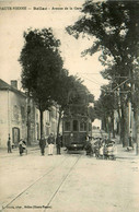 Bellac * Avenue De La Gare * Tram Tramway * Restaurant - Bellac