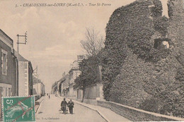 CHALONNES-sur-LOIRE. -   Tour Saint-Pierre. Carte RARE - Chalonnes Sur Loire