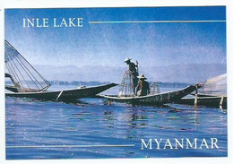 INTHA FISHERMAN STANDING.- INLE LAKE.-  ( MYANMAR - BIRMANIA ) - Myanmar (Burma)