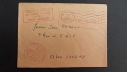 LETTRE OBL.MEC.30-9 1977 33 MERIGNAC GIRONDE + ATELIER DE REVISION DE L'ARMEE DE L'AIR - Poste Aérienne Militaire