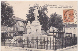 81 - CARMAUX - Statue Jean-Jaurès - 1930 - Carmaux