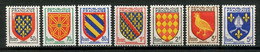 FRANCE 1954 N° 999/1005 ** Neufs MNH Superbes C 2 € Armoiries De Provinces Maine Aunis Oiseau Birds Navarre Coats Of Arm - Unused Stamps
