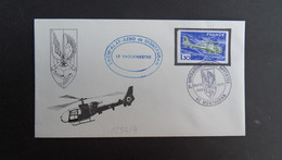 LETTRE TP GAZELLE 1,30 OBL.18 Et 19 JUIN 1977 82 MONTAUBAN 2e OPERATION PORTES OUVERTES + HELICOPTERE - Military Airmail