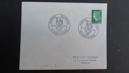 LETTRE TP M. DE CHEFFER 0,30 OBL.3 Juin 1972 82 MONTAUBAN PORTES OUVERTES - Military Airmail