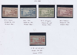 Nouvelle Hebrides 1938 Definitives 4v Mi 113/117 ** Mnh (BO186) - Nuovi