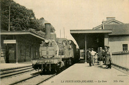 La Ferté Sous Jouarre * Vue Sur La Gare De La Commune * Train Locomotive * Ligne Chemin De Fer - La Ferte Sous Jouarre